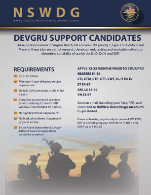 nswdg - DEVGRU 支持候选人